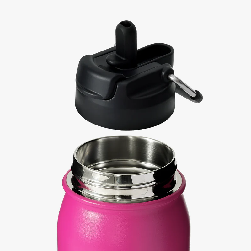 HYDRO FlexCap. Smart No Spill Lid with Straw.