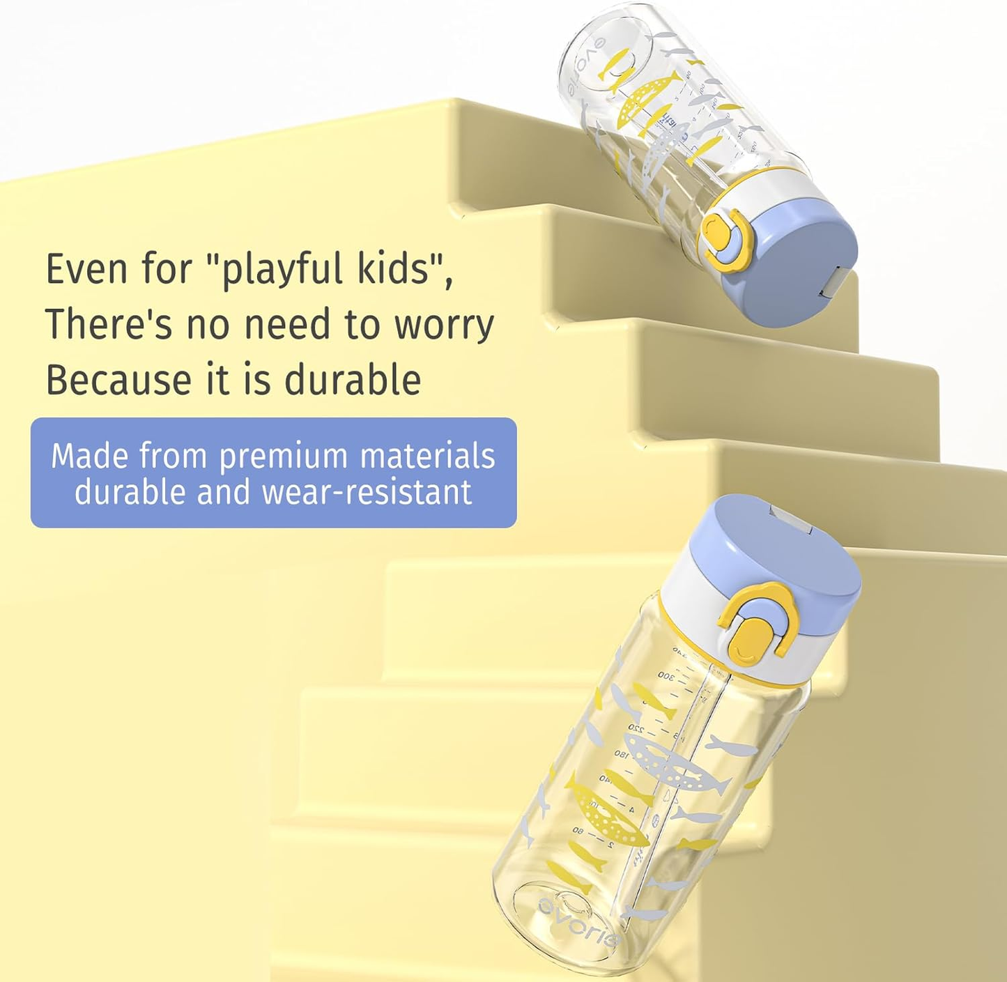 HYDRO FunSip. Lightweight and colorful BPA-free baby bottle.