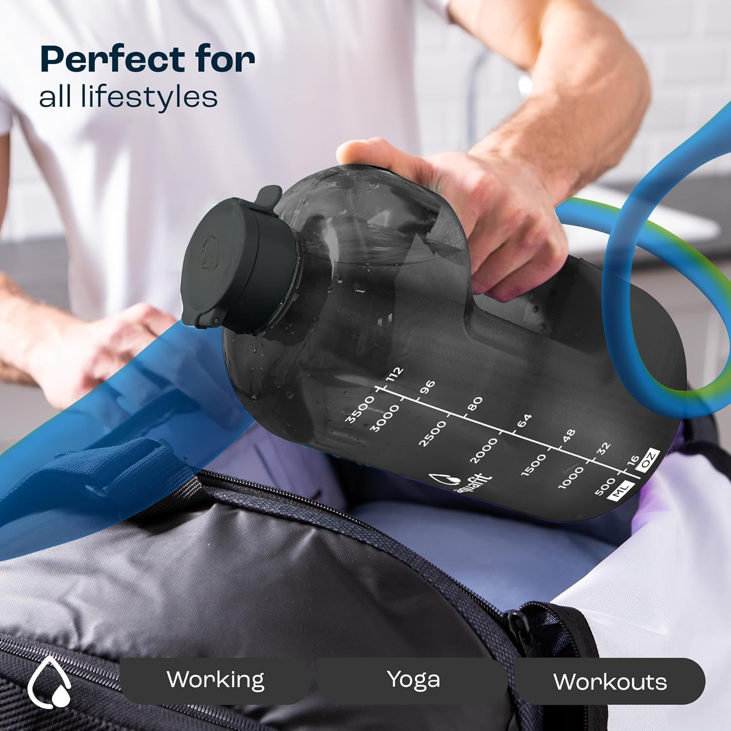 HYDRO Gallon. Water for the whole day, easy to carry, convenient to drink.