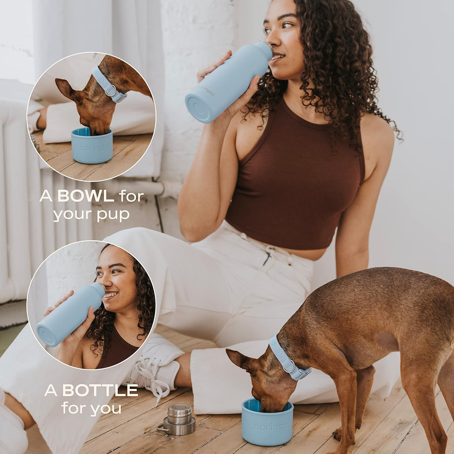 HYDRO PawMate. Dog Walking Kit: Always Take Water and a Bowl with You.