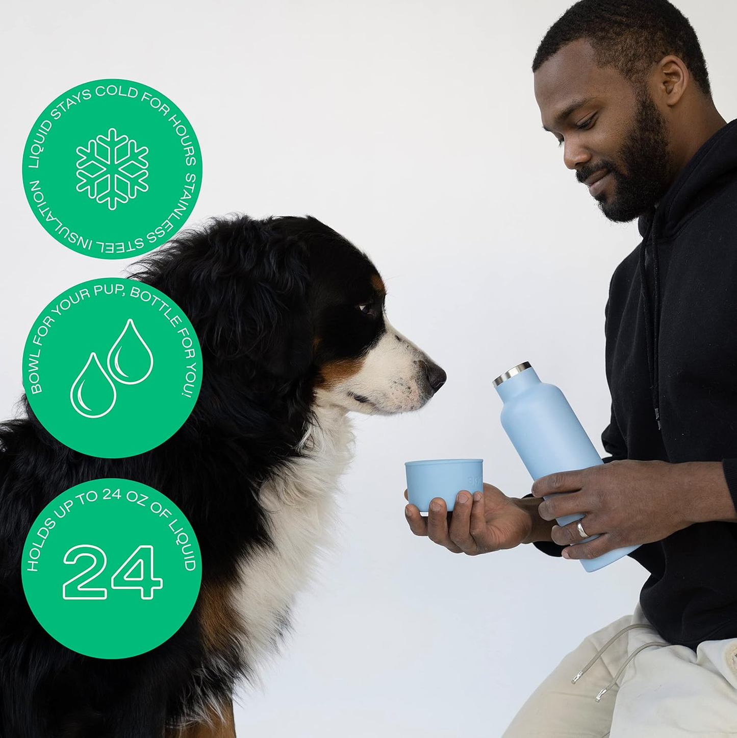 HYDRO PawMate. Dog Walking Kit: Always Take Water and a Bowl with You.