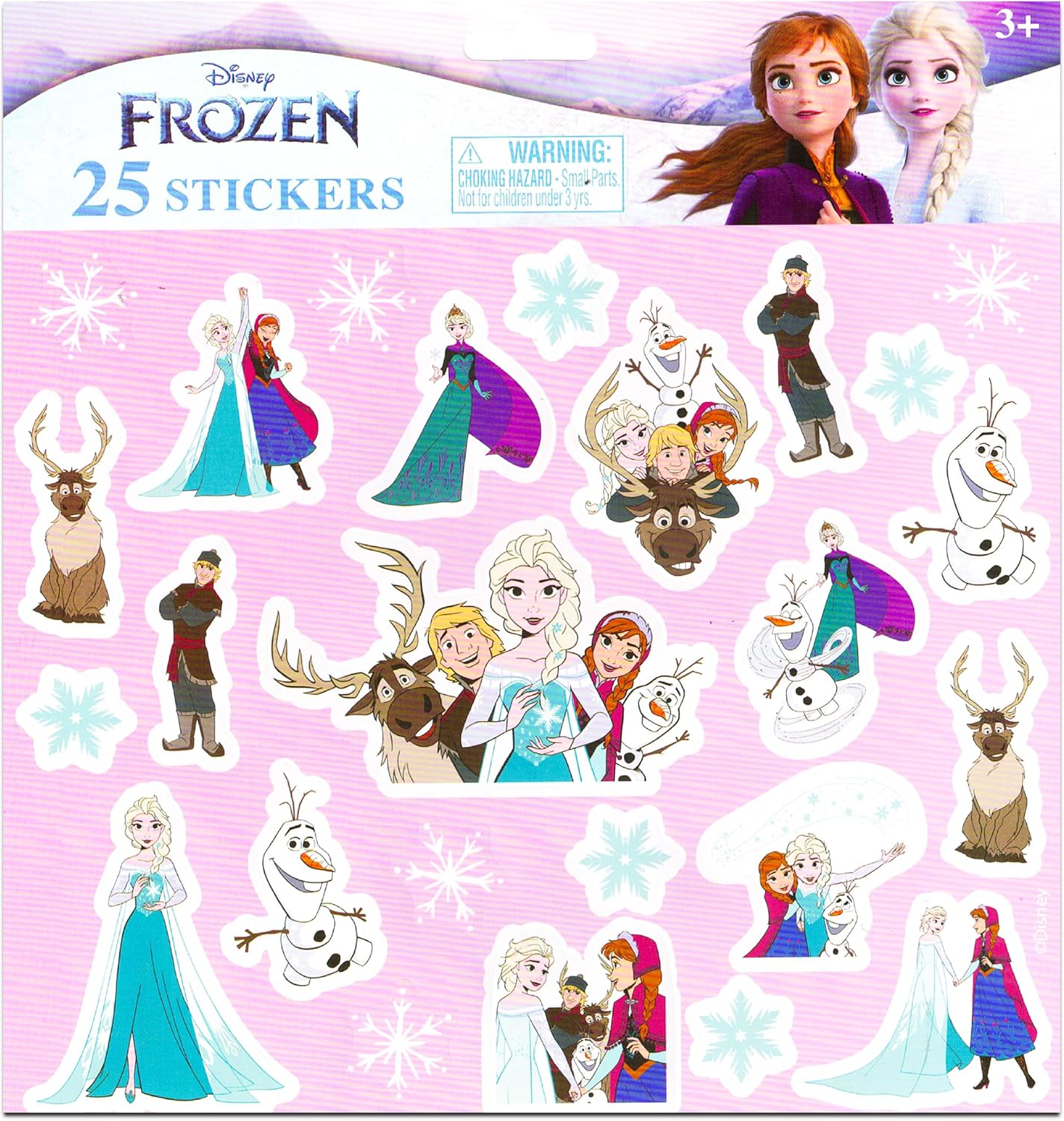 HYDRO FrozenKids. Children's set with bottles, stickers and gift decoration.