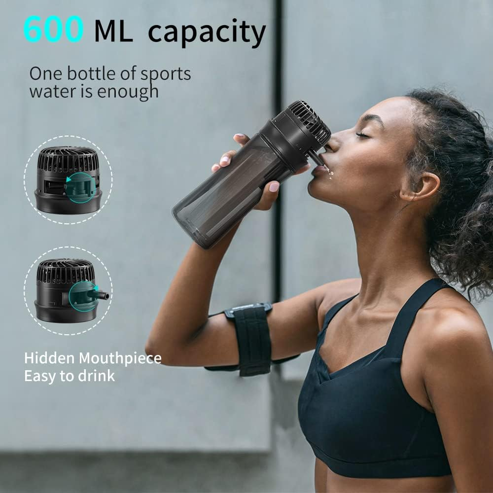 HYDRO Breeze. Bottle with a fan for comfortable cooling in any weather.