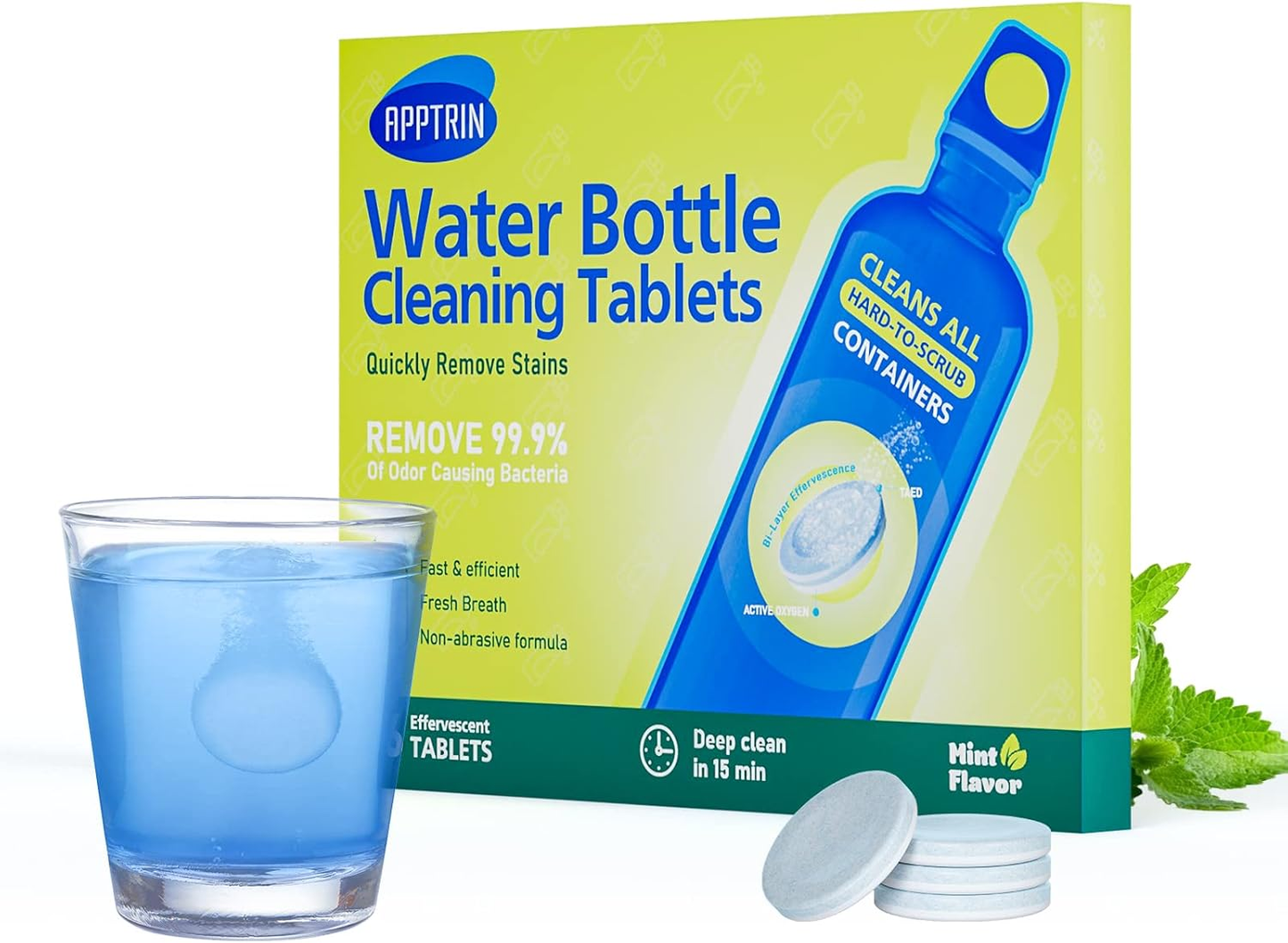 HYDRO PureTabs. All-purpose cleaning tablets without abrasives for freshness and cleanliness.