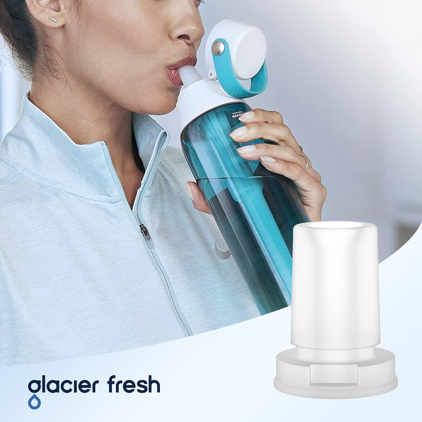 HYDRO PureValve. BPA-free leak-proof valve for all popular bottles.