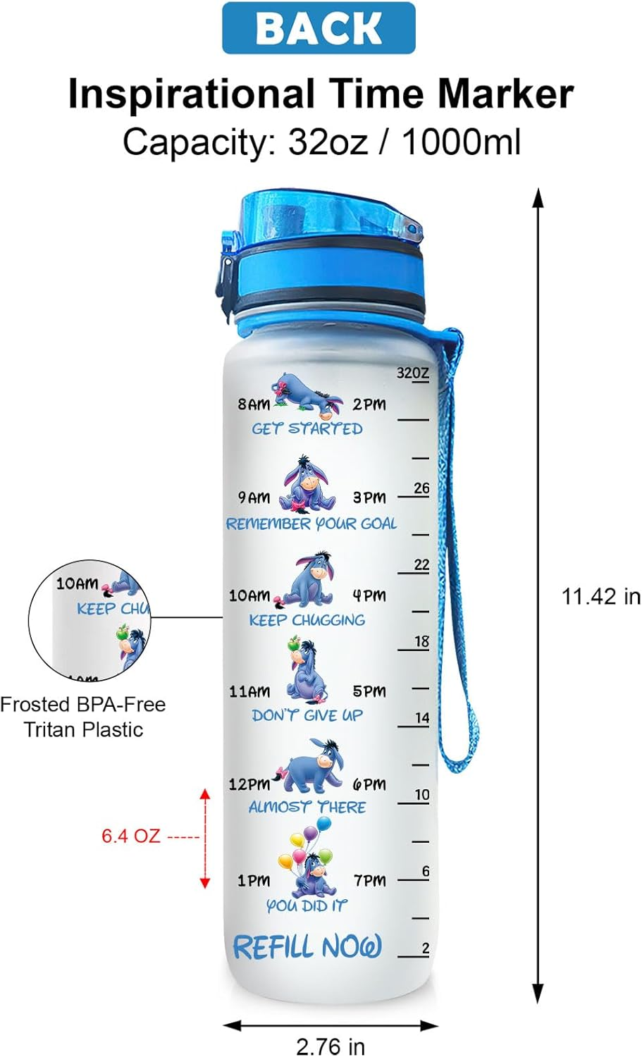 HYDRO FlowTrack. Smart sports bottle with filter and consumption scale.