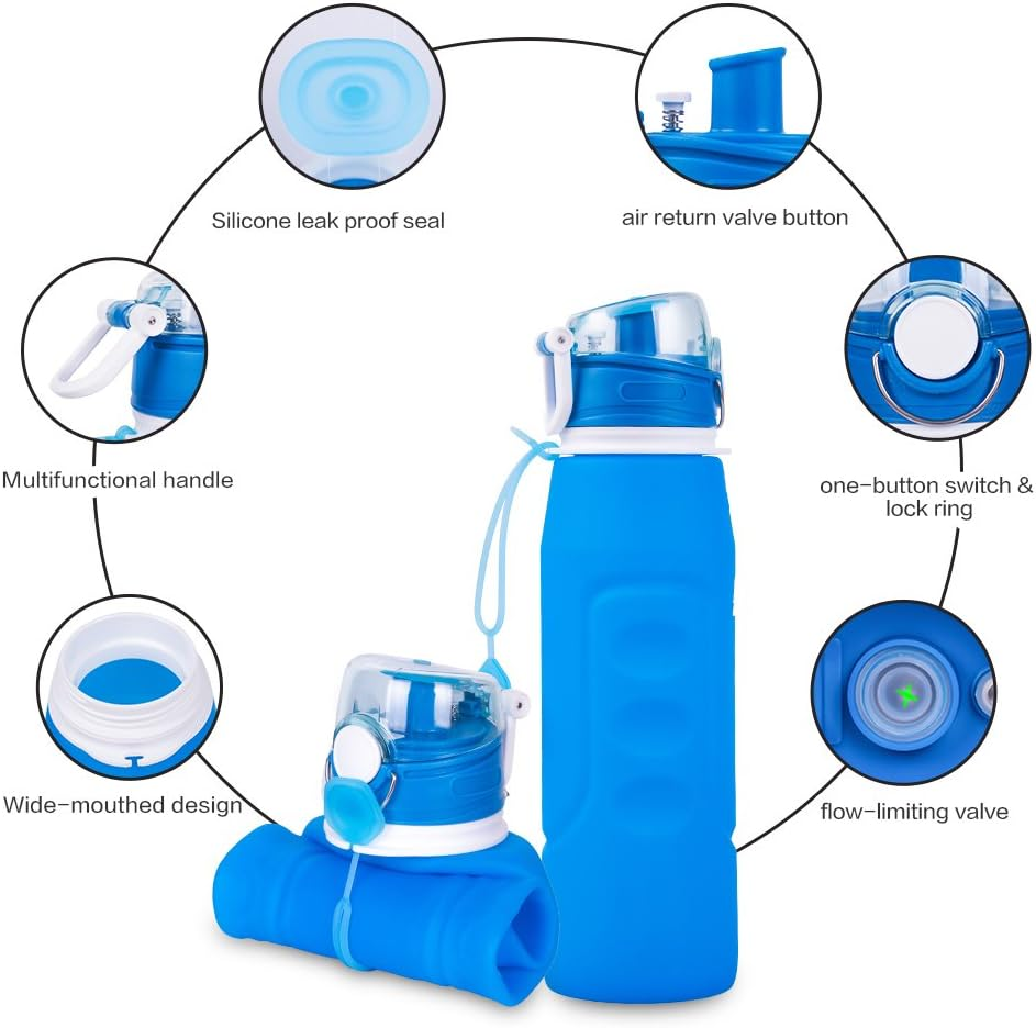 HYDRO FlexFold™. Eco-friendly, impact-resistant and collapsible bottle for an active life.
