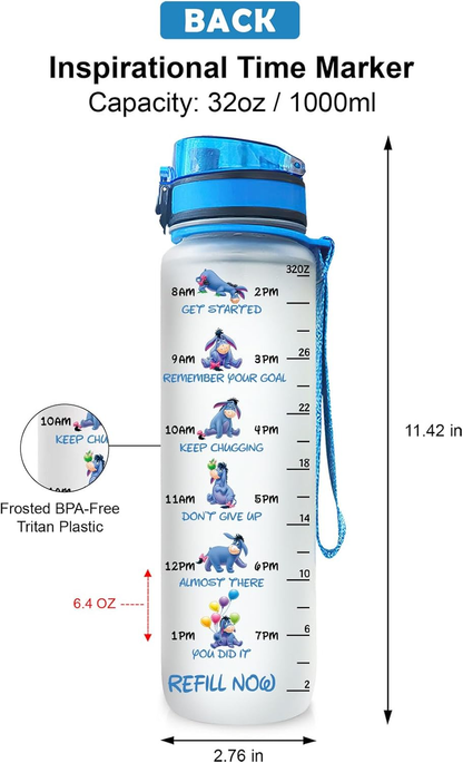 HYDRO FlowTrack. Smart sports bottle with filter and consumption scale.