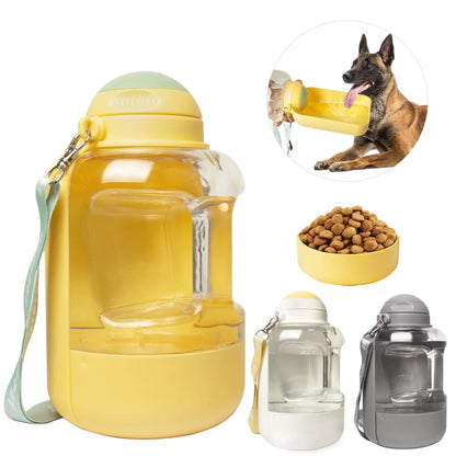 HYDRO PawHydrate. Convenient set for walks: water and treats in one bottle.