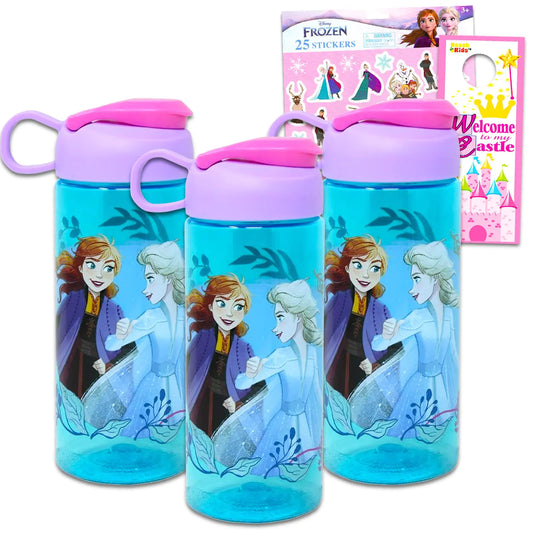 HYDRO FrozenKids. Children's set with bottles, stickers and gift decoration.