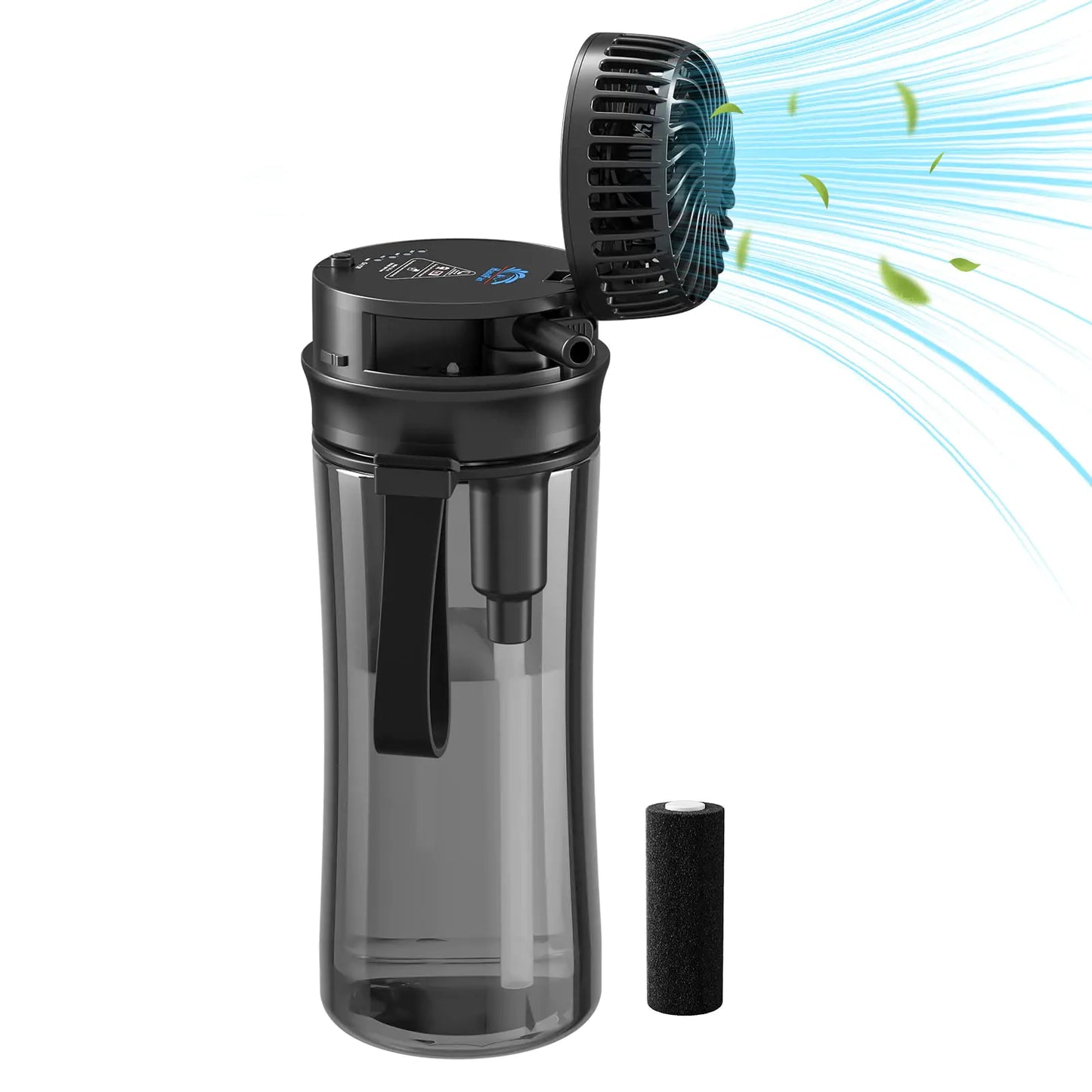 HYDRO Breeze. Bottle with a fan for comfortable cooling in any weather.