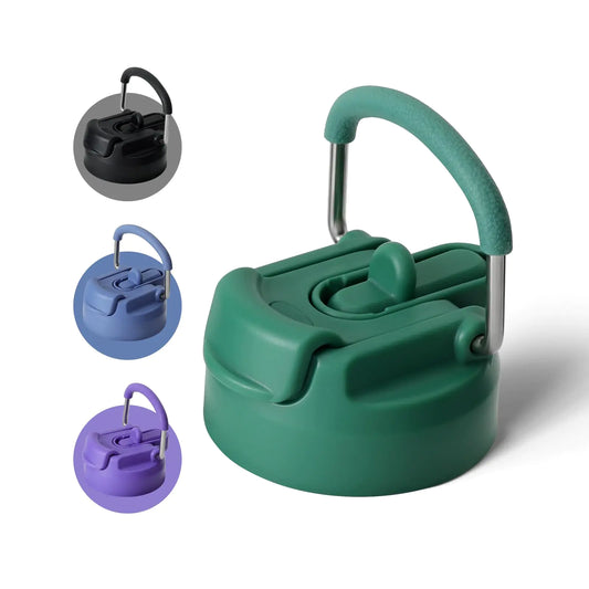 HYDRO FlexCap. Smart No Spill Lid with Straw.